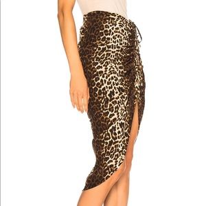 Veronica Beard Leopard Skirt